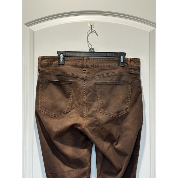 NYDJ Not Your Daughter's Jeans Alina Saddle Brown Legging Jeans Size 12 - Picture 5 of 7